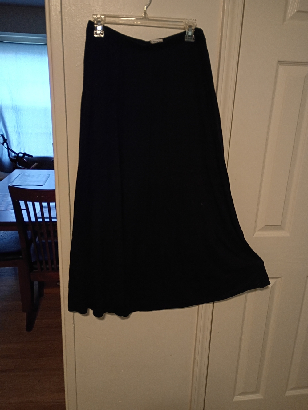 Black Tiered Maxi Skirt - Picture 2 of 4
